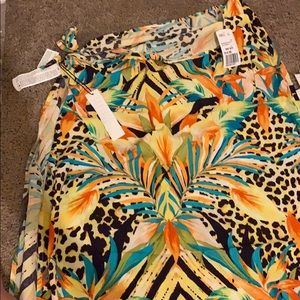 Brand new with tags. Tropical sarong cover up.